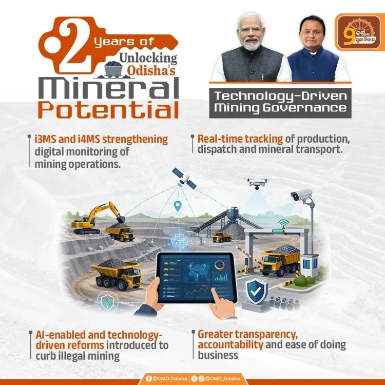 Odisha CMO Highlights Tech-Driven Mining Reforms in Two Years