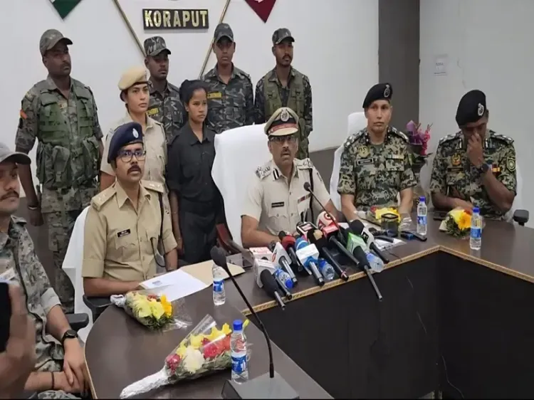 Did a Hardcore Woman Maoist Surrender in Koraput, Leading to LWE-Free Status?