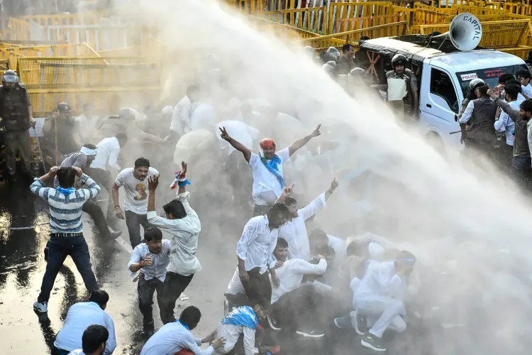 NSUI protests in Sambalpur, demands Dharmendra Pradhan's resignation over NEET leak