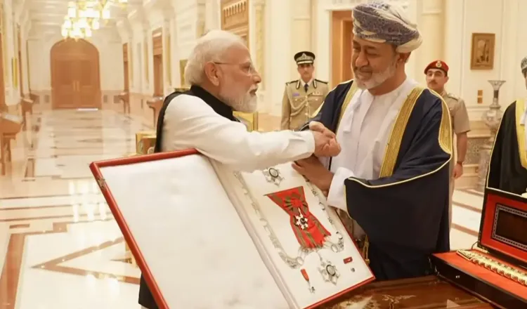 What Award Did Oman Sultan Bestow on PM Modi, Marking His 29th Global Honor?