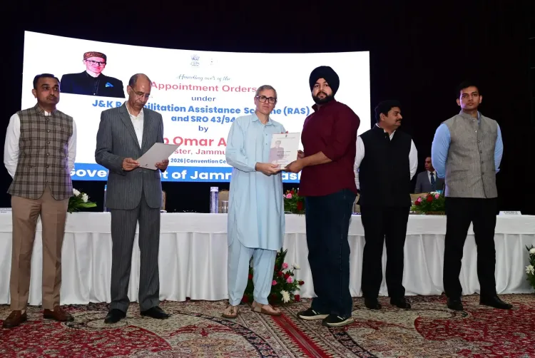 Omar Abdullah Distributes Job Letters to 124 Families in Jammu