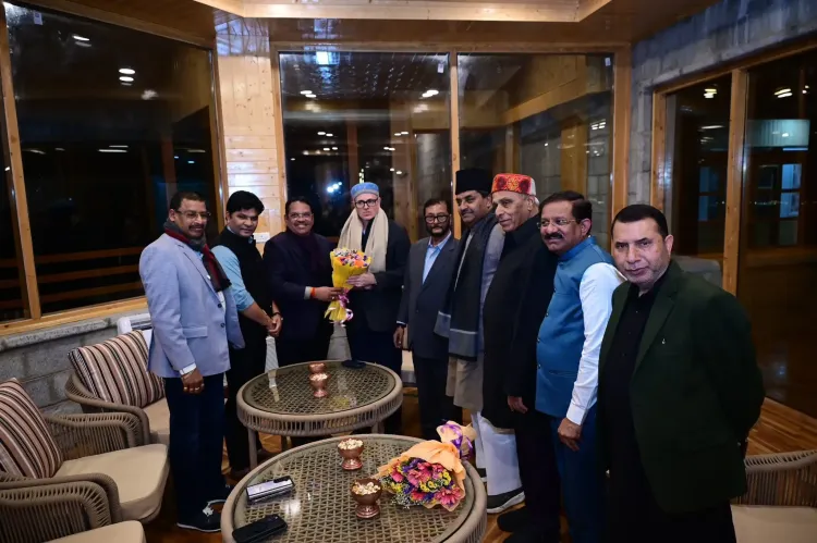 Omar Abdullah Engages with Energy Committee at Gulmarg Ski Resort