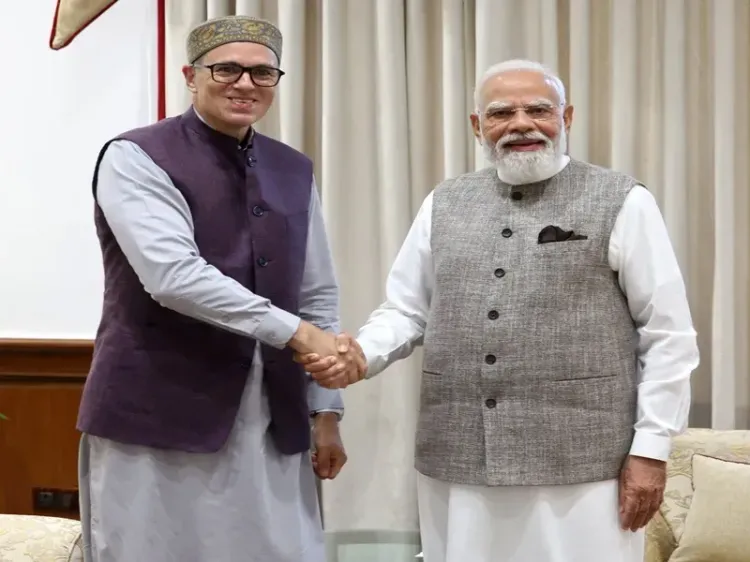 Omar Abdullah meets PM Modi, pushes for J&K statehood restoration