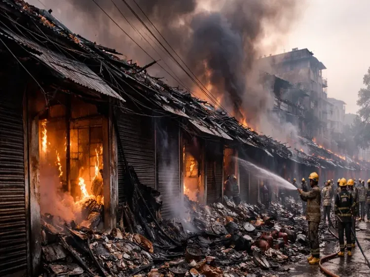 Tragic Fire in Madhyamgram Claims One Life and Injures Many