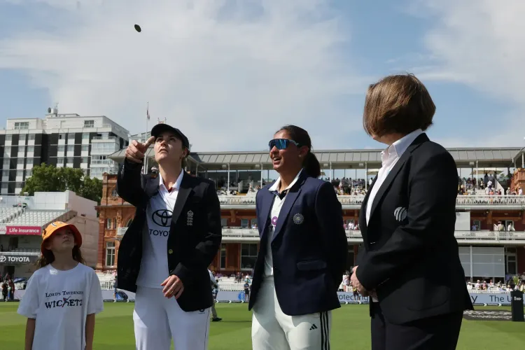 Lord's Women's Test: Charani, Capsey, Villiers debut as England bowl first against India