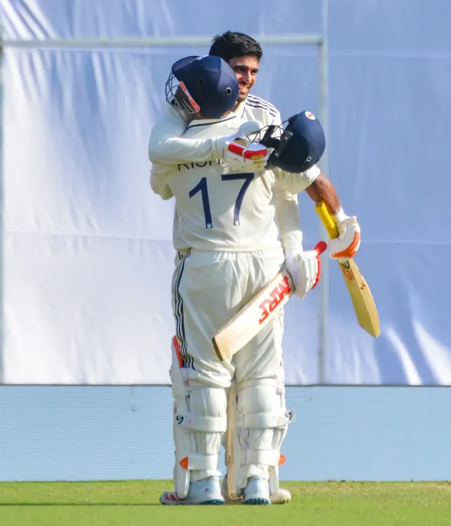 Gill's 126 and Pant's 81 take India to 475/6 vs Afghanistan at lunch