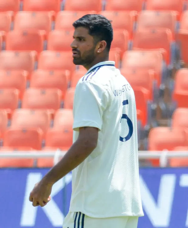 Washington Sundar's 3/30 reduces Afghanistan to 98/5 at tea, Day 3