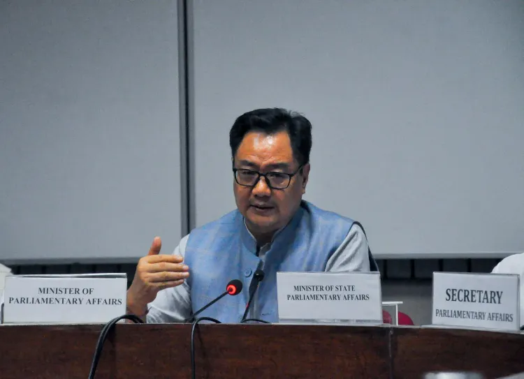 Rijiju: Opposition vents poll-loss frustration in Parliament
