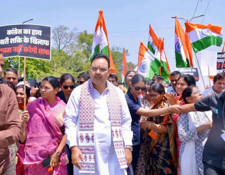 CM Bhajanlal Sharma Accuses Opposition of Undermining Women's Rights During Mahila Jan Akrosh Yatra