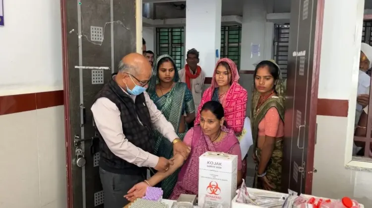 Did Over 300 Pregnant Women Attend the PMSMA Camp in Rajgarh, MP?