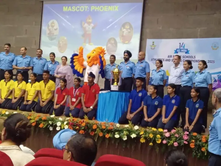 Will Over 600 Students Shine at the All India Air Force Schools Athletics Championship in Chandigarh?