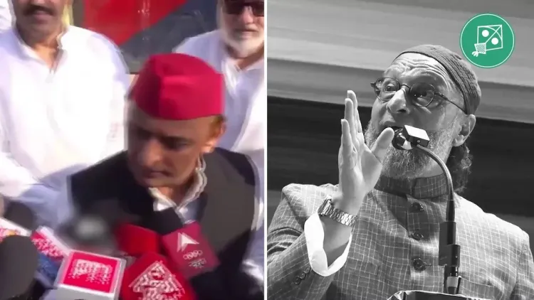 Owaisi Accuses Akhilesh of Speaking BJP-RSS Language