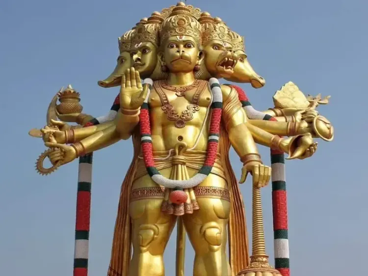 क्या है अंजनेय स्वामी मंदिर में मौजूद हनुमान की 161 फुट की पंचमुखी प्रतिमा?