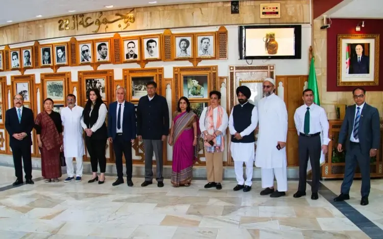 What Insights Did the Parliamentary Delegation Gain from the Indian Ambassador During Their Algeria Visit?