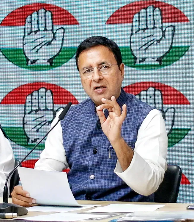 सुरेजवाला ने राज्यसभा में पश्चिम एशिया संघर्ष पर चर्चा के लिए स्थगन प्रस्ताव पेश किया