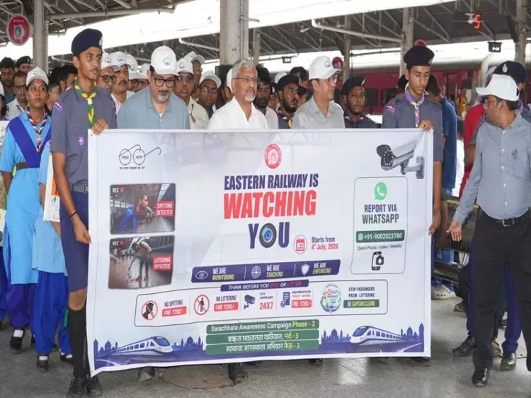 Eastern Railway launches 'ER is Watching You' Phase 3, passengers earn 'Captain Clean' certificate
