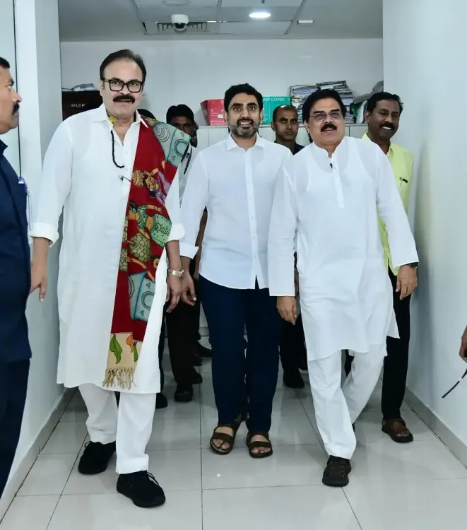 K. Naga Babu Submits Nomination for MLC Elections