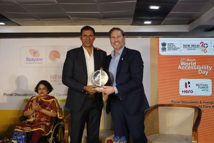 Launch of the New Delhi 2026 World Para Athletics Grand Prix by PCI