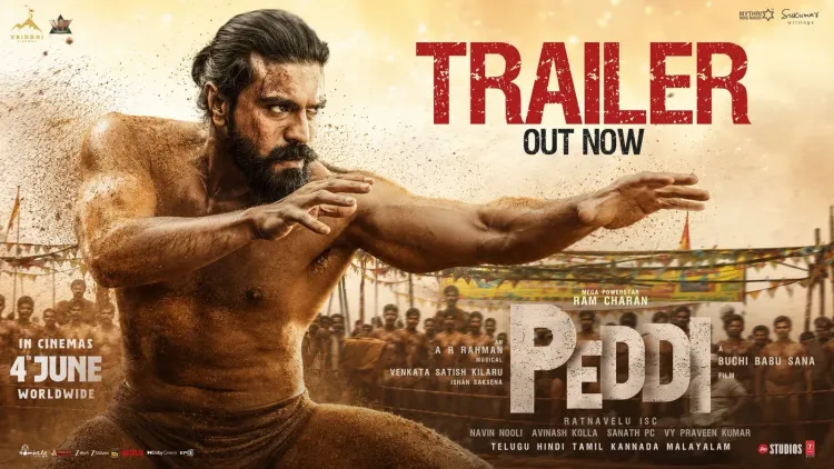 Peddi trailer: Ram Charan masters cricket, wrestling and sprinting in rural sports drama