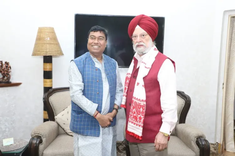 Petroleum Min Puri meets ex-colleague Teli in Duliajan