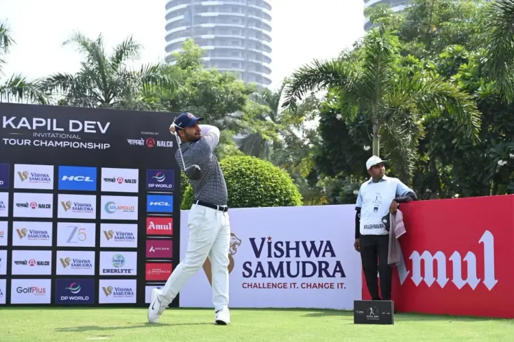 Shubhankar Sharma leads Kapil Dev Invitational after Round 3 at Greater Noida