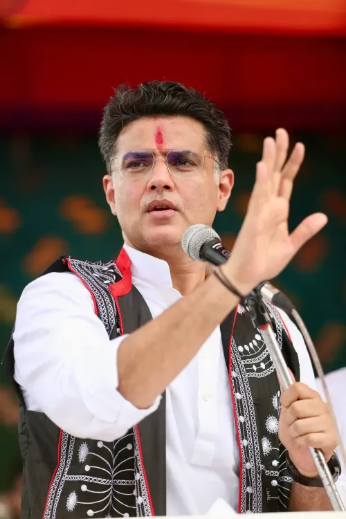 Pilot Slams BJP at Kushalgarh Rally, Backs Kharge-Rahul Vision