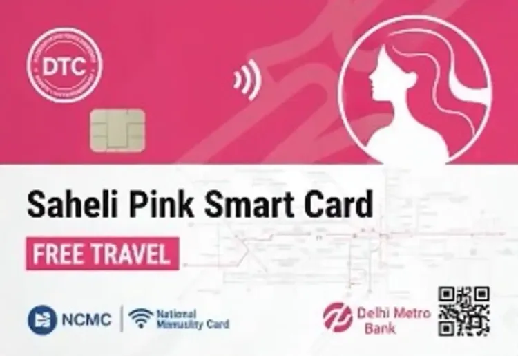 How Will the 'Pink Saheli Smart Card' Enhance Travel for Women and Girls?