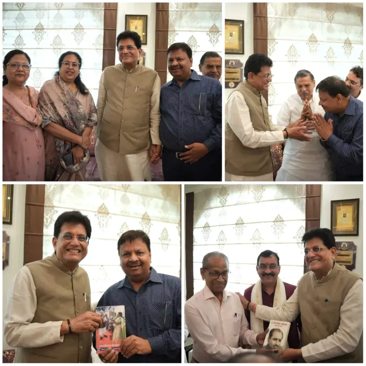 Piyush Goyal Engages Lucknow Citizens on 12 Years of BJP Rule