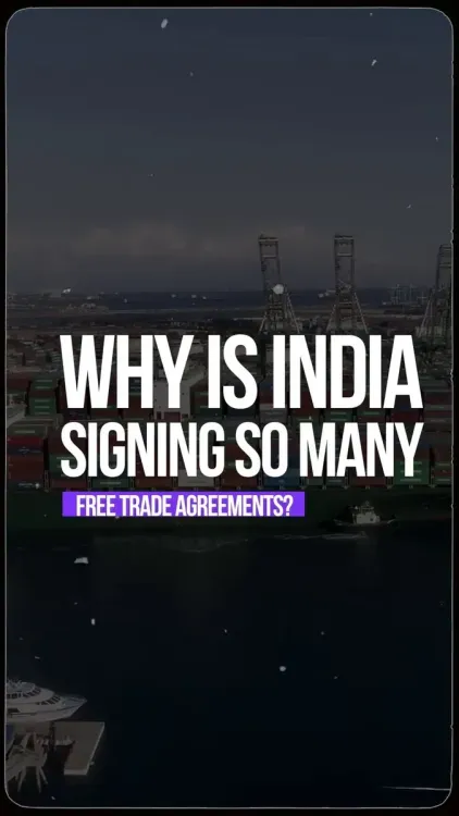 Piyush Goyal explains India's push for multiple FTAs