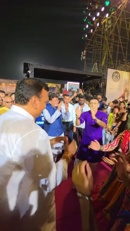 Piyush Goyal joins Navratri Utsav 2026 in Borivali