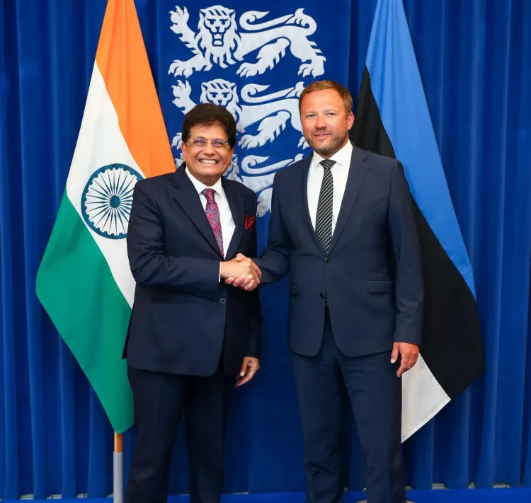 Piyush Goyal meets Estonia FM Tsahkna on trade, digital ties