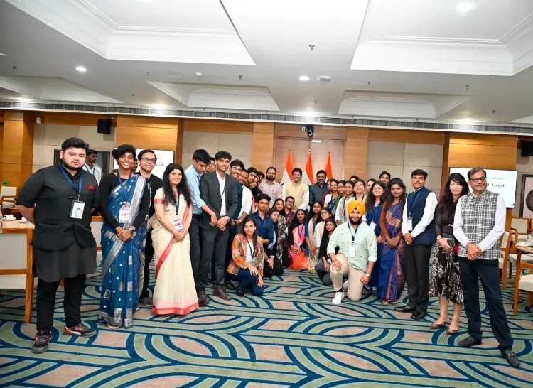 Piyush Goyal Meets MP LEAD Fellows, Backs Youth Role in Viksit Bharat