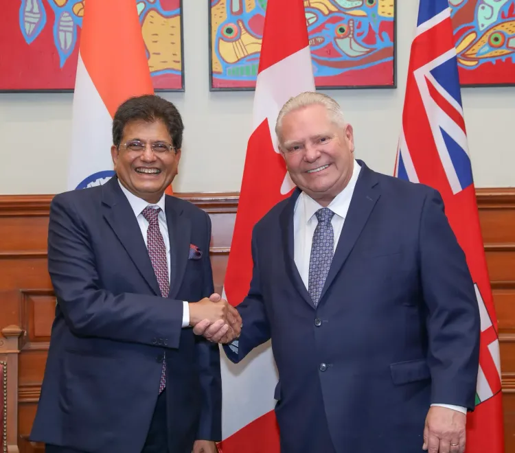 Piyush Goyal Meets Ontario Premier Doug Ford, Eyes Deeper Trade Ties