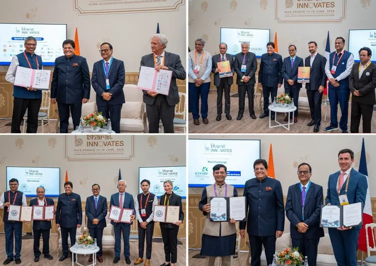 Piyush Goyal Presides Over India-France MoU Signings at BharatInnovates2026