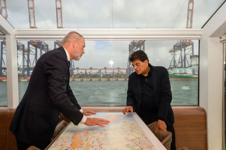 Piyush Goyal Tours Rotterdam Port, Eyes India-Netherlands Maritime Tie-Up