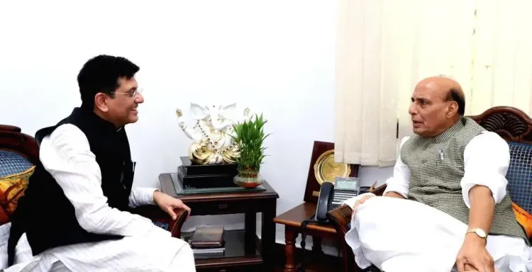 Piyush Goyal Wishes Rajnath Singh on Birthday