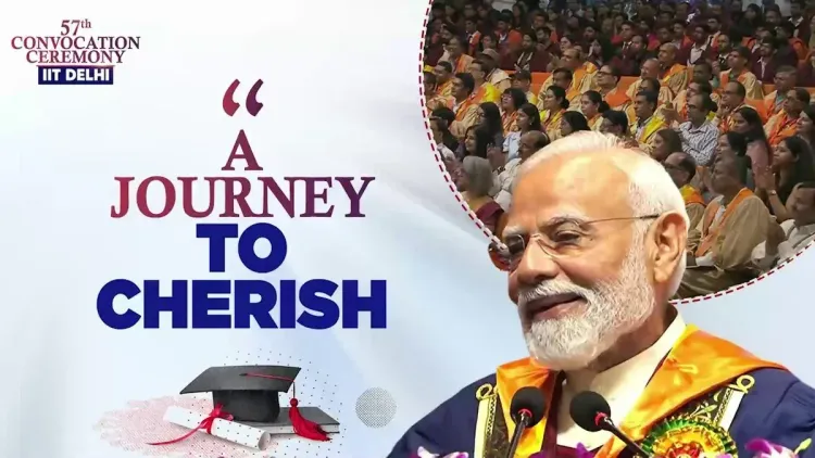 PM Modi addresses IIT Delhi convocation, urges graduates to stay connected to 'Insti'