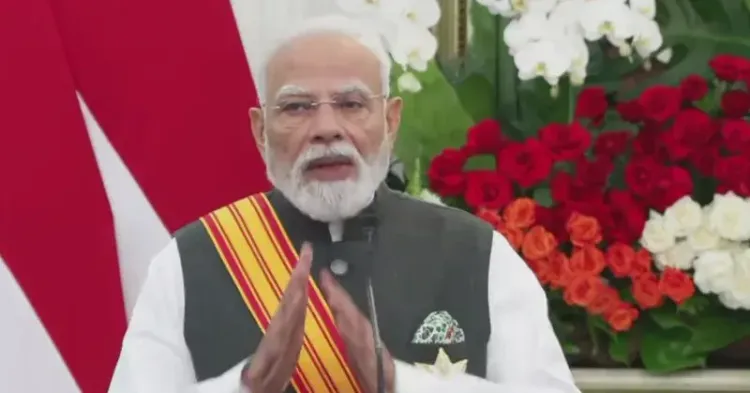 PM Modi addresses joint press meet with Indonesia's President Prabowo