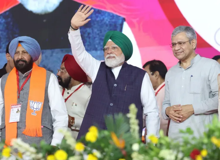 PM Modi Addresses Massive Rally in Jalandhar, Punjab