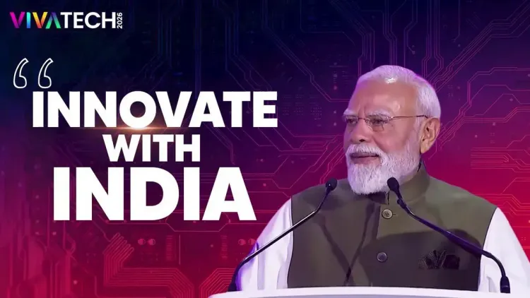 PM Modi Addresses VivaTech, Outlines India's Tech Vision