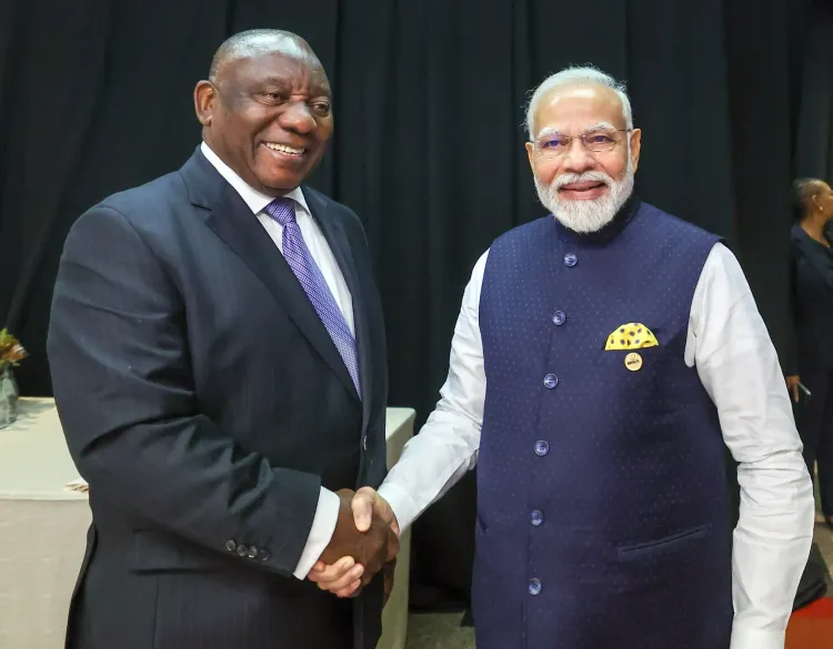 How will PM Modi and President Ramaphosa strengthen India-South Africa relations during the G20 Summit?