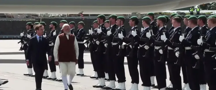 PM Modi arrives in Gothenburg, Sweden PM Kristersson receives him at airport