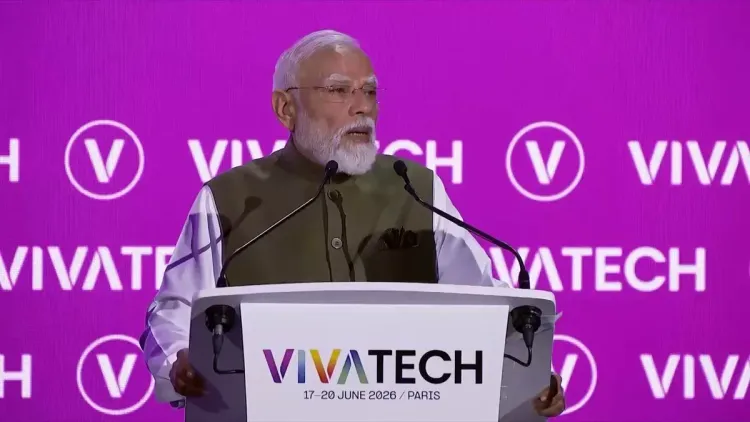 PM Modi at VivaTech 2026: India's GI Platform Has 1,600+ Data Layers