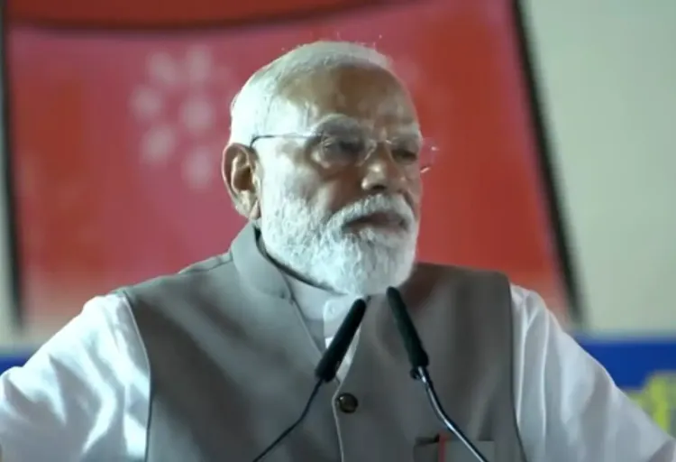 Modi blames SP, Congress for stalling women quota bill in Varanasi
