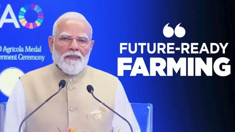 PM Modi calls for sustainable, climate-resilient farming ecosystem