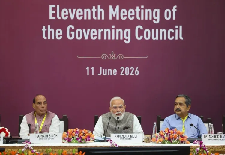 PM Modi Chairs 11th NITI Aayog Governing Council Meet