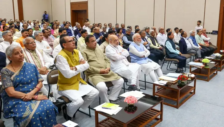 PM Modi Chairs Council of Ministers Meet on Viksit Bharat Reforms