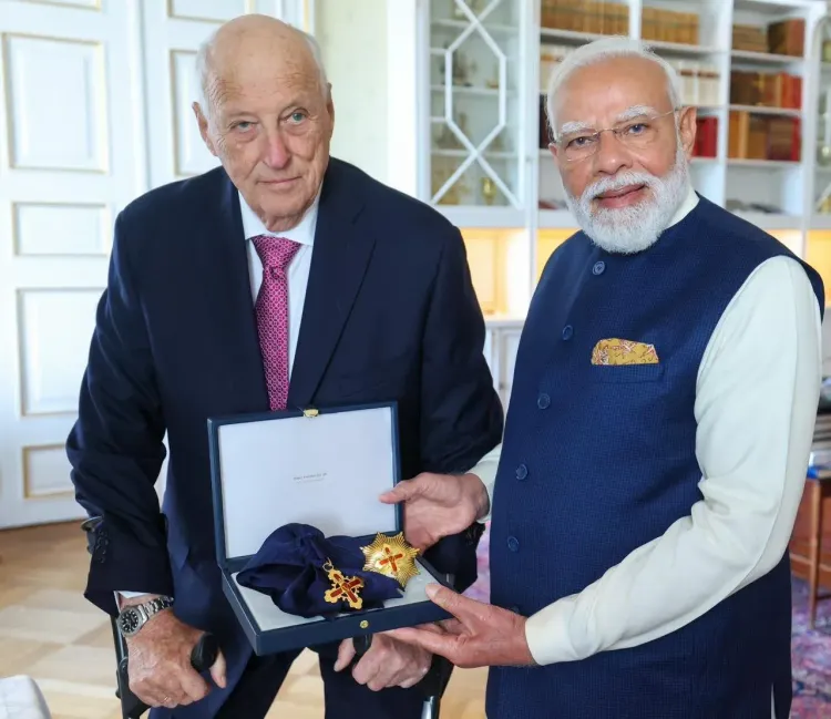 Modi receives Norway's Grand Cross — his 32nd global honour on 5-nation tour