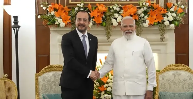 Modi-Cyprus President Christodoulides hold talks in New Delhi on trade, defence, AI