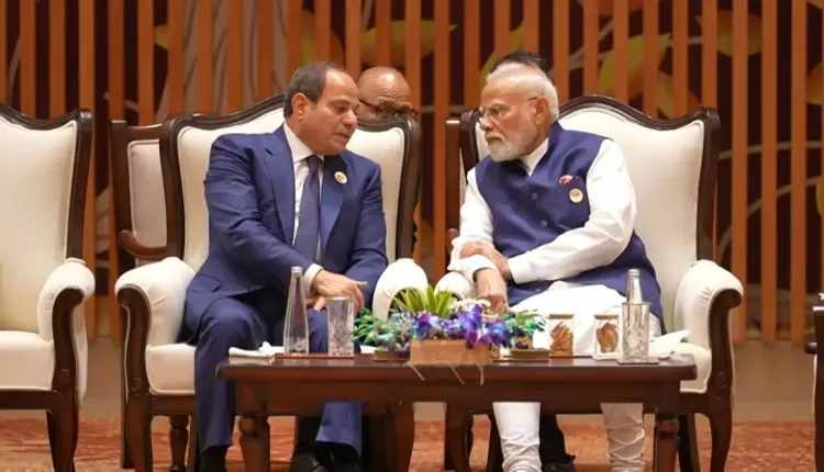 Modi, Egypt's El-Sisi hold bilateral talks at 18th BRICS Summit in New Delhi